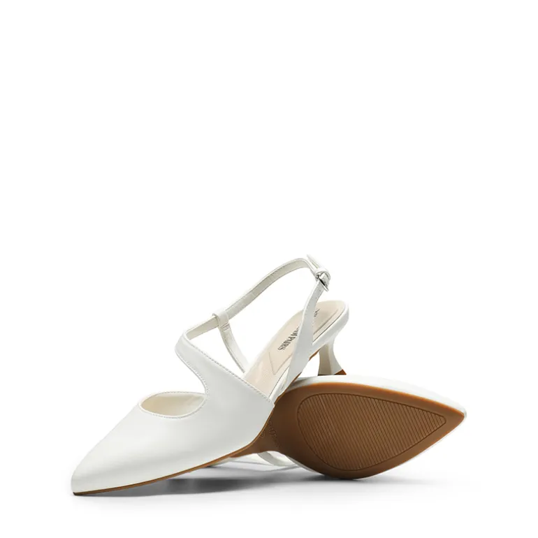 Kitten Heel Slingback Pumps