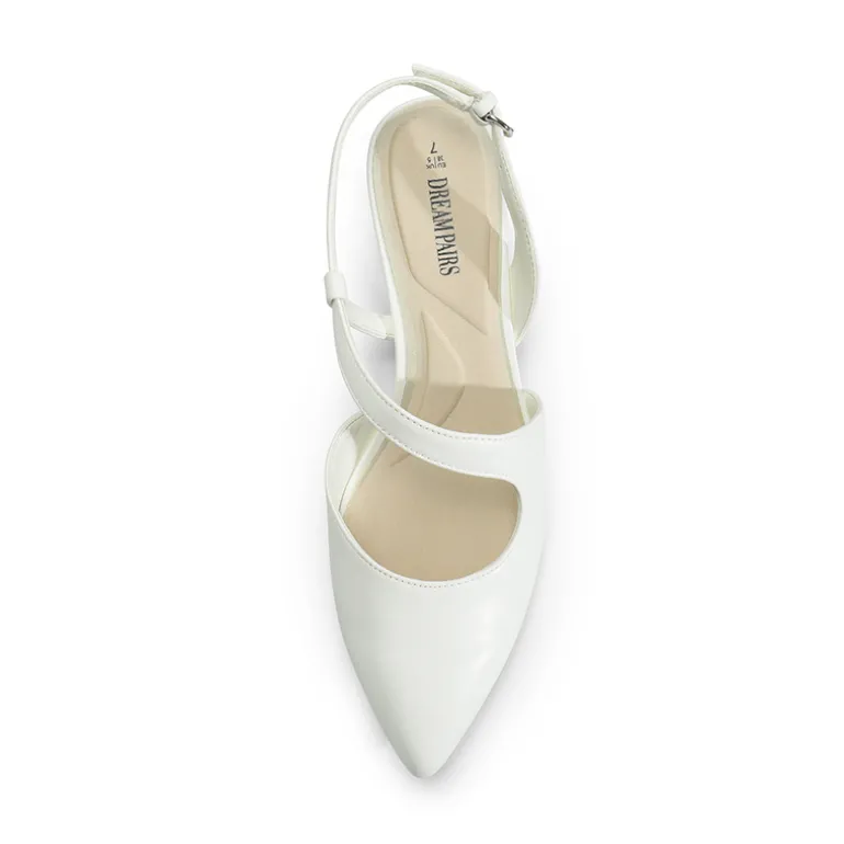 Kitten Heel Slingback Pumps
