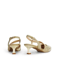 Kitten Heel Slingback Pumps