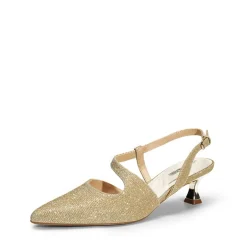 Kitten Heel Slingback Pumps