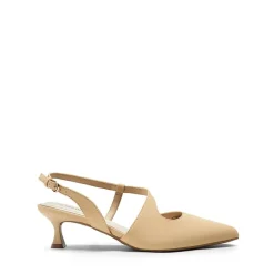 Kitten Heel Slingback Pumps