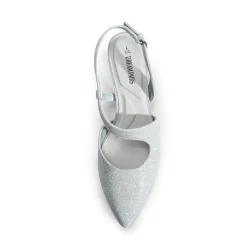 Kitten Heel Slingback Pumps