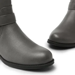 Knee High Buckle Riding Boots