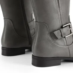 Knee High Buckle Riding Boots