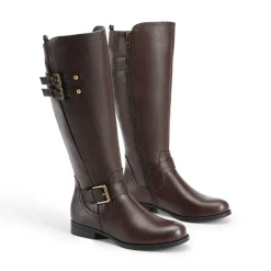 Knee High Buckle Riding Boots