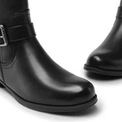 Knee High Buckle Riding Boots