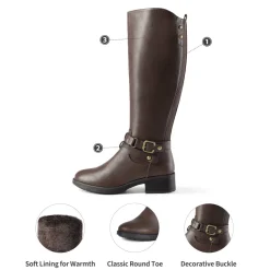 Knee High Fur Lined Boots