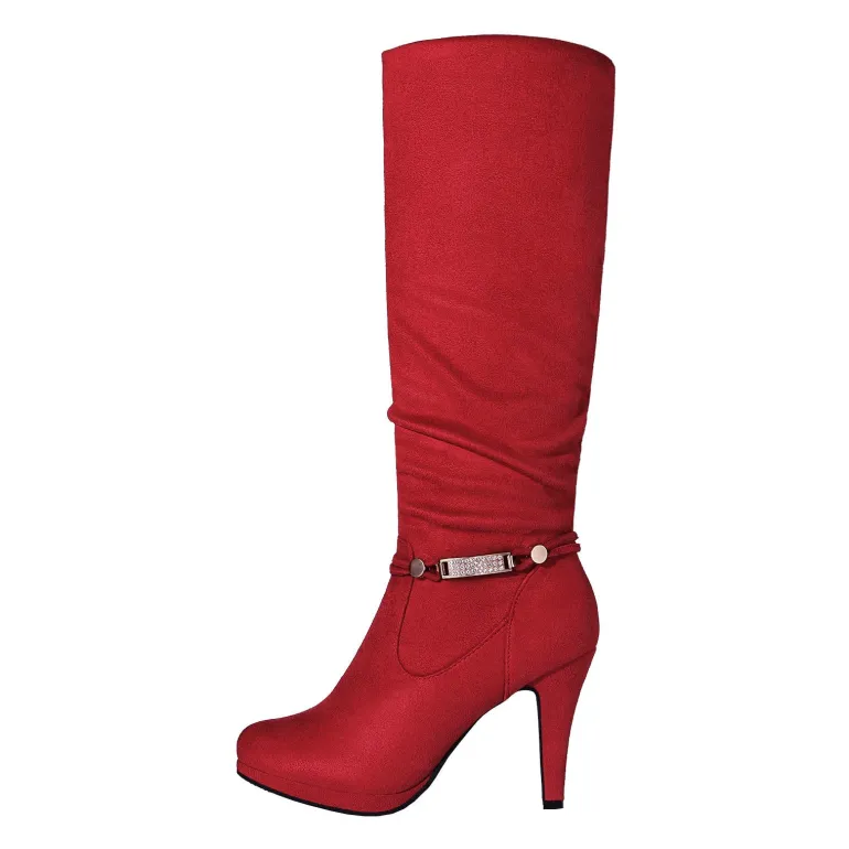 Knee High Platform Heel Boots