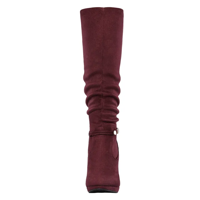 Knee High Platform Heel Boots