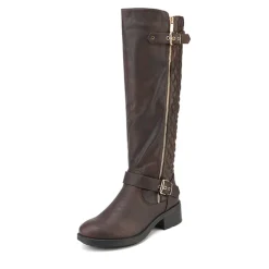 Knee High Winter Boots with Faux