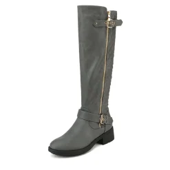 Knee High Winter Boots with Faux