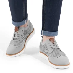 [KnitFlex SmartCraft+] Men's Cushioned Wingtip Oxford Shoes