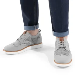 [KnitFlex SmartCraft+] Men's Cushioned Wingtip Oxford Shoes