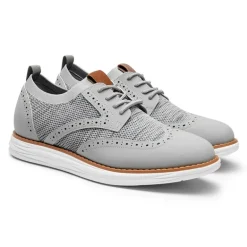 [KnitFlex SmartCraft+] Men's Cushioned Wingtip Oxford Shoes