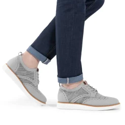 [KnitFlex SmartCraft+] Men's Cushioned Wingtip Oxford Shoes