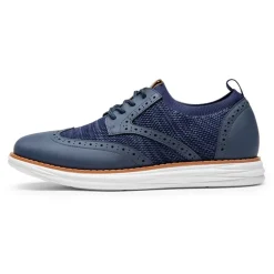 [KnitFlex SmartCraft+] Men's Cushioned Wingtip Oxford Shoes