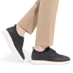 [KnitFlex SmartCraft+] Men's Cushioned Wingtip Oxford Shoes