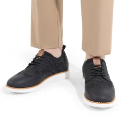 [KnitFlex SmartCraft+] Men's Cushioned Wingtip Oxford Shoes