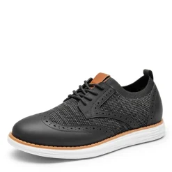 [KnitFlex SmartCraft+] Men's Cushioned Wingtip Oxford Shoes