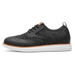 [KnitFlex SmartCraft+] Men's Cushioned Wingtip Oxford Shoes