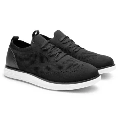 [KnitFlex SmartCraft-] Men's Knitted Casual Oxford Wingtip Shoes