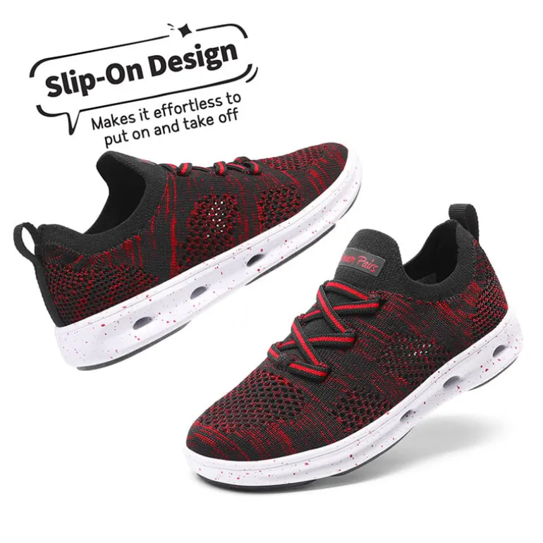 Knit Lightweight Slip-on Sneakers