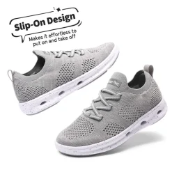 Knit Lightweight Slip-on Sneakers