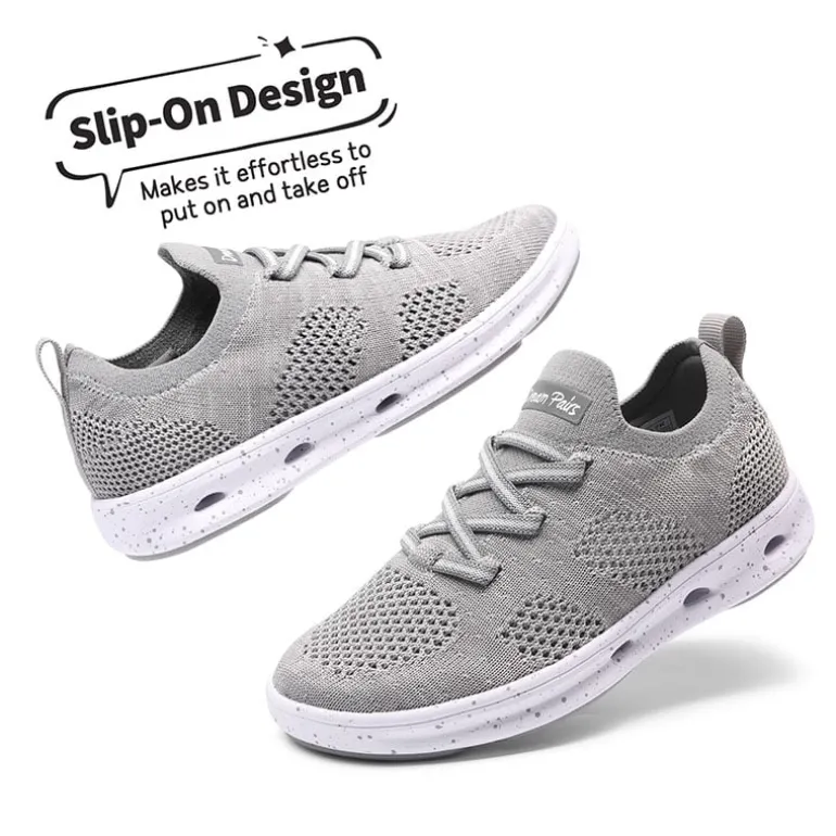 Knit Lightweight Slip-on Sneakers
