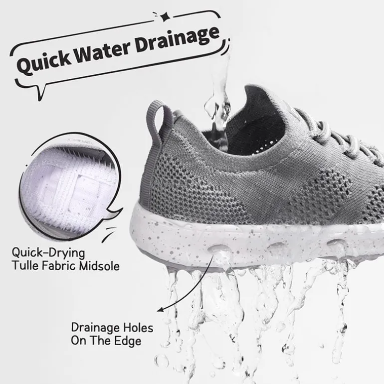 Knit Lightweight Slip-on Sneakers