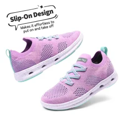 Knit Lightweight Slip-on Sneakers