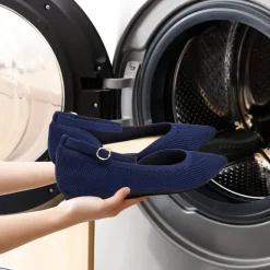 Knit Pointed Toe Ankle Strap Flats