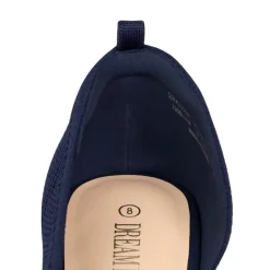 Knit Pointed Toe Ankle Strap Flats