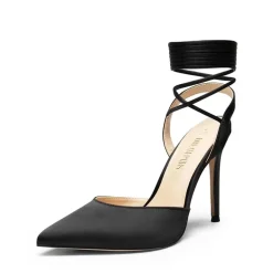 Lace-Up High Stilleto Pumps