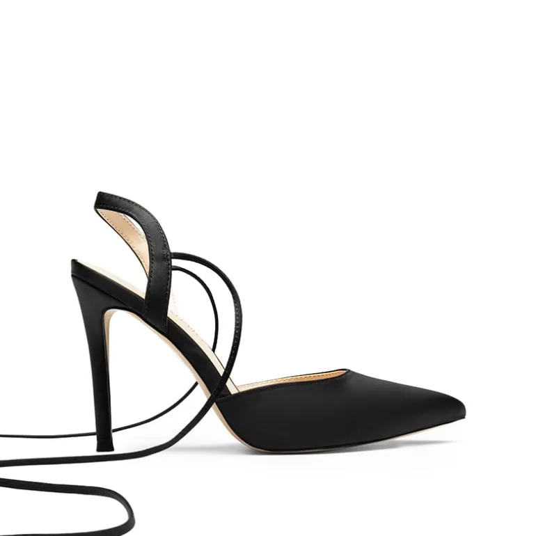 Lace-Up High Stilleto Pumps