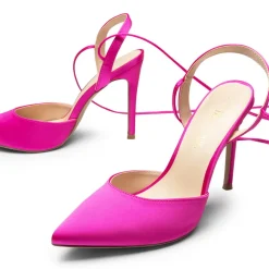 Lace-Up High Stilleto Pumps