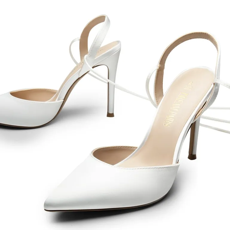 Lace-Up High Stilleto Pumps
