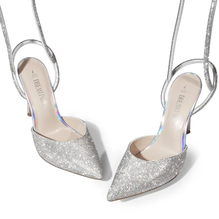 Lace-Up High Stilleto Pumps