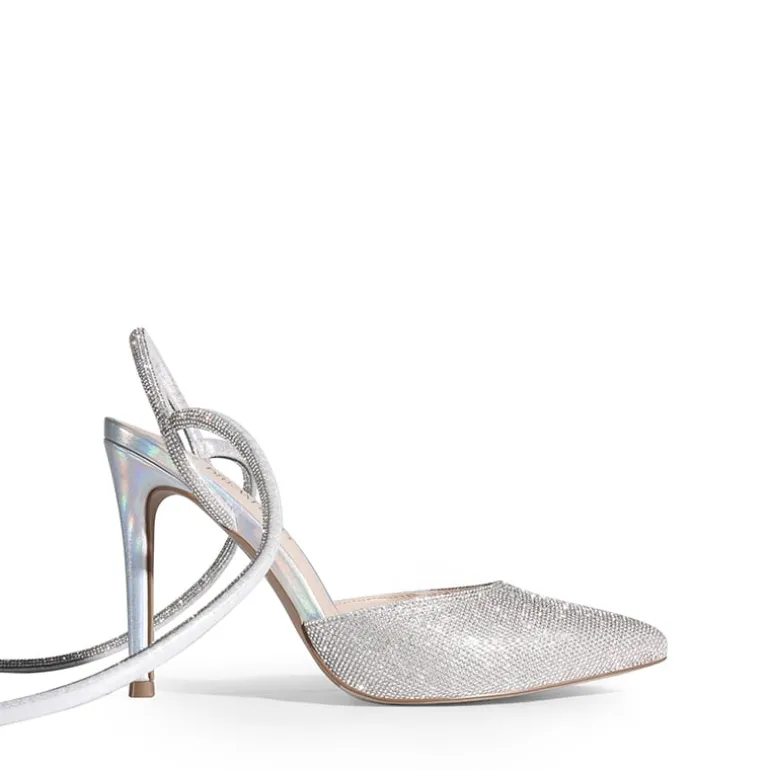 Lace-Up High Stilleto Pumps