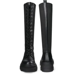 Lace Up Knee High Boots