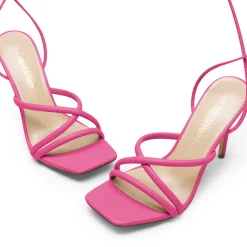 Lace Up Strappy Stilleto Sandals