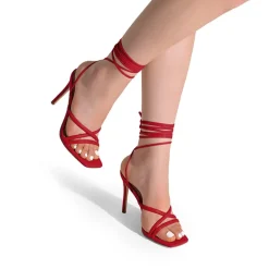 Lace Up Strappy Stilleto Sandals