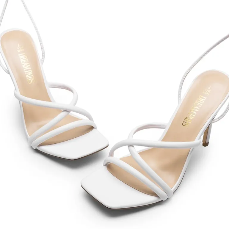 Lace Up Strappy Stilleto Sandals