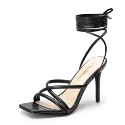 Lace Up Strappy Stilleto Sandals