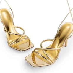 Lace Up Strappy Stilleto Sandals