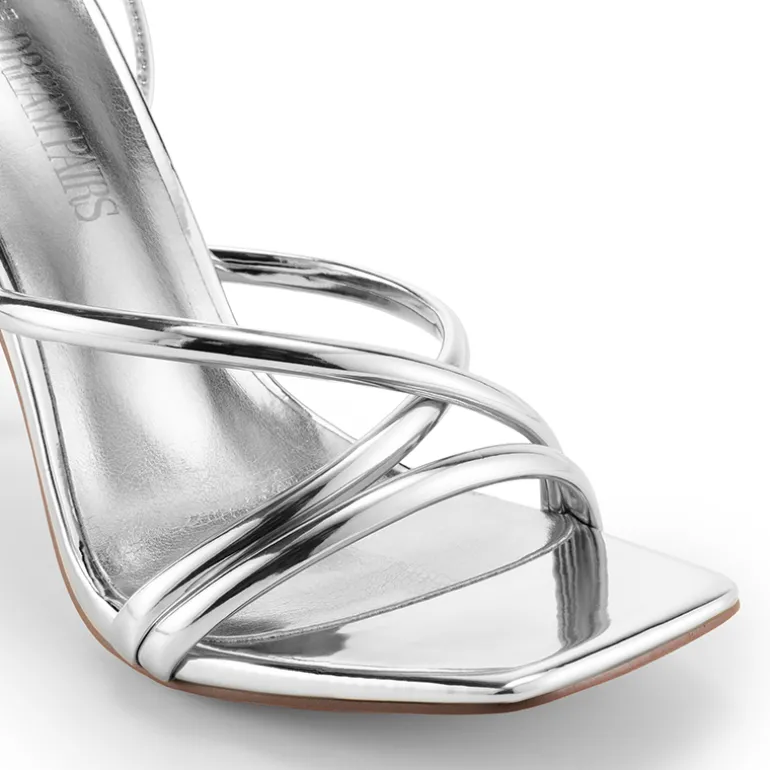 Lace Up Strappy Stilleto Sandals
