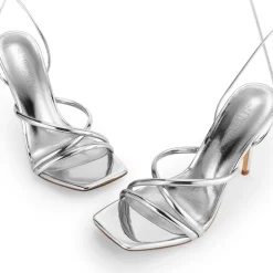 Lace Up Strappy Stilleto Sandals