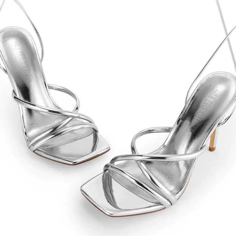 Lace Up Strappy Stilleto Sandals