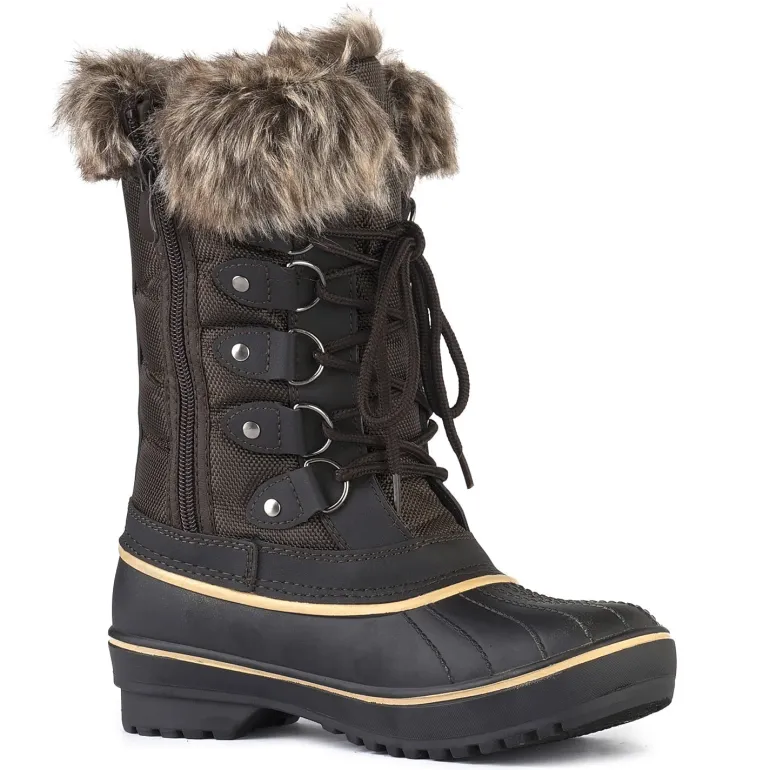 Lace Up Walking Snow Boots