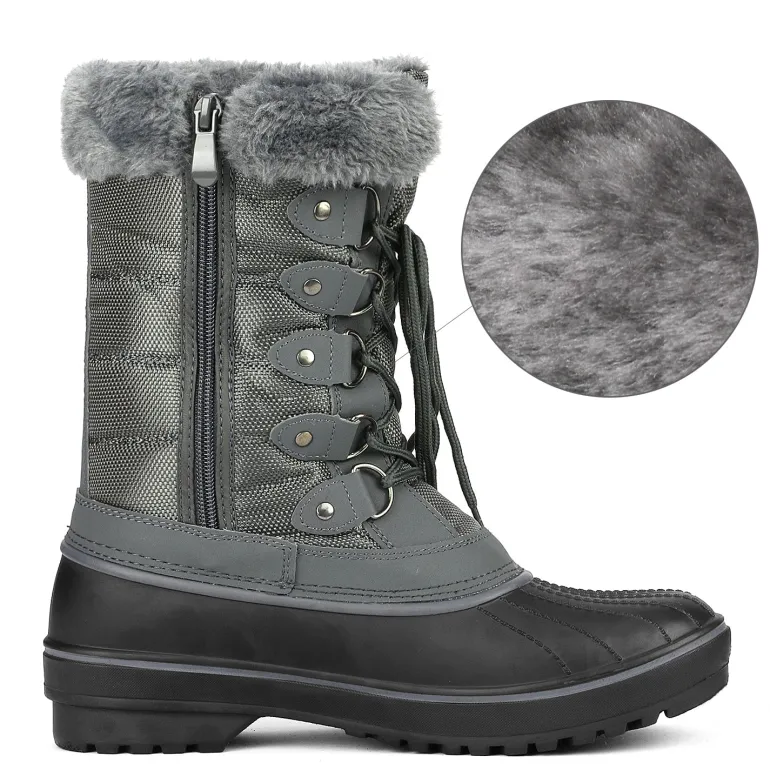 Lace Up Walking Snow Boots