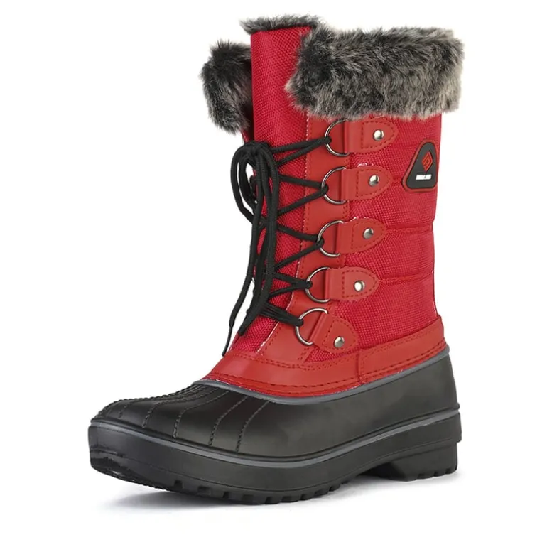 Lace Up Walking Snow Boots